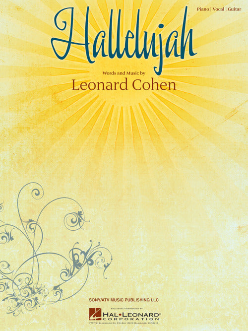 Cohen – Hallelujah – Piano, Vocal, Guitar