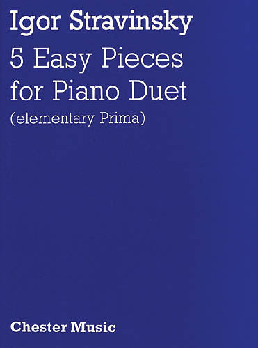 Stravinsky - Five Easy Pieces - Piano, 4 Hands