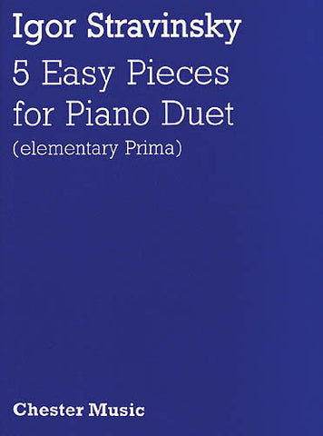 Stravinsky - Five Easy Pieces - Piano, 4 Hands