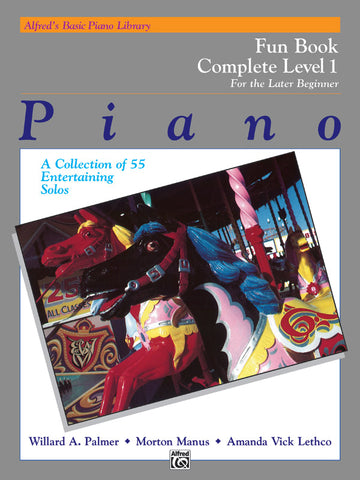 Alfred's Basic Later Beginner: Fun Book, Level 1 Complete - Piano Method