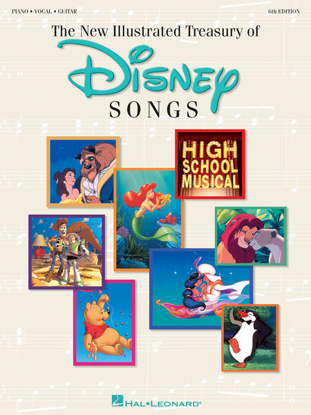 Various – The New Illustrated Treasury of Disney Songs – Piano, Vocal, Guitar