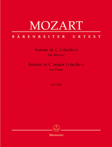 Mozart, eds. Plath and Rehm – Sonata in C Major "Facile", KV. 545 – Piano