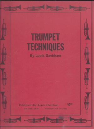 Davidson - Trumpet Techniques: 25th Anniversary Edition - Trumpet Method