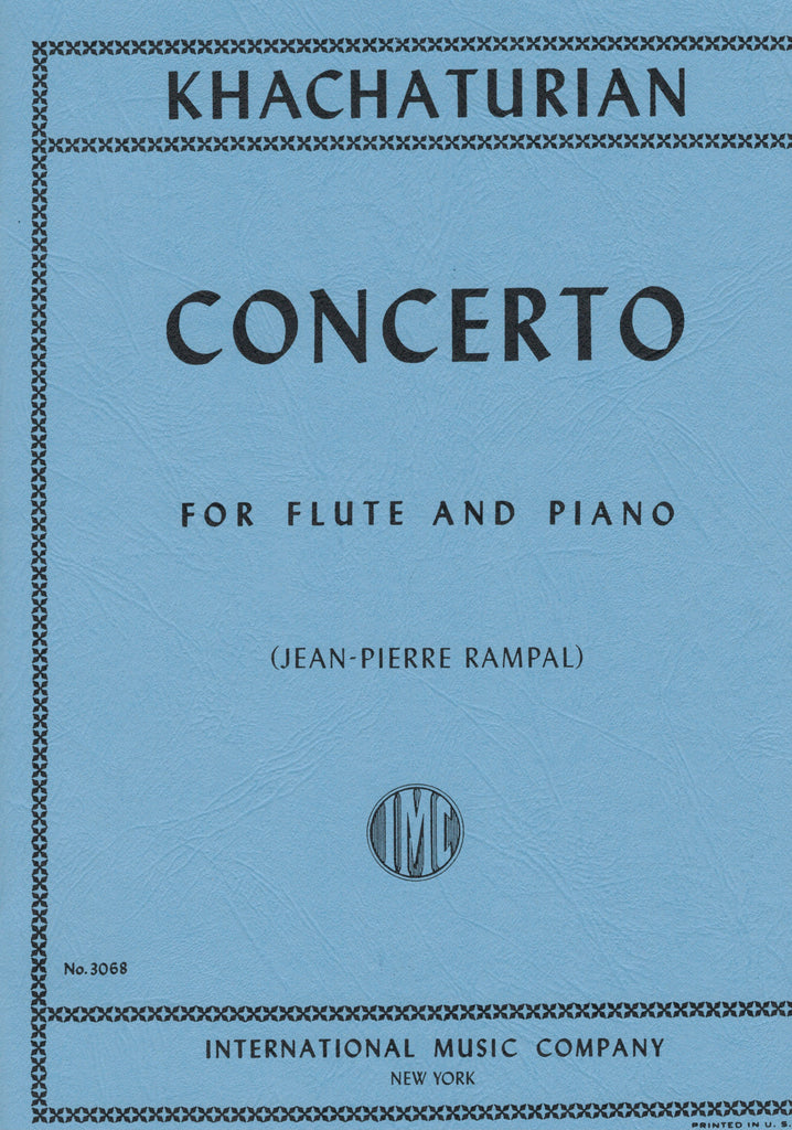 Khachaturian, ed. Rampal - Concerto - Flute and Piano (orig. for Violin)