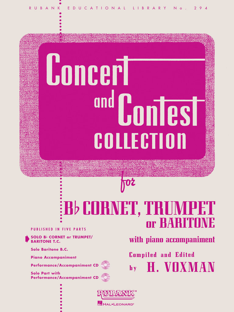 Concert and Contest Collection - Bb Cornet, Trumpet or Baritone T.C