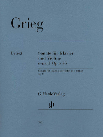 Grieg, ed. Voss - Violin Sonata in C Minor, Op. 45 - Violin and Piano