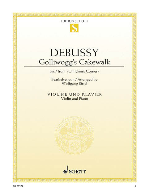 Debussy - Golliwogg's Cakewalk - Violin and Piano