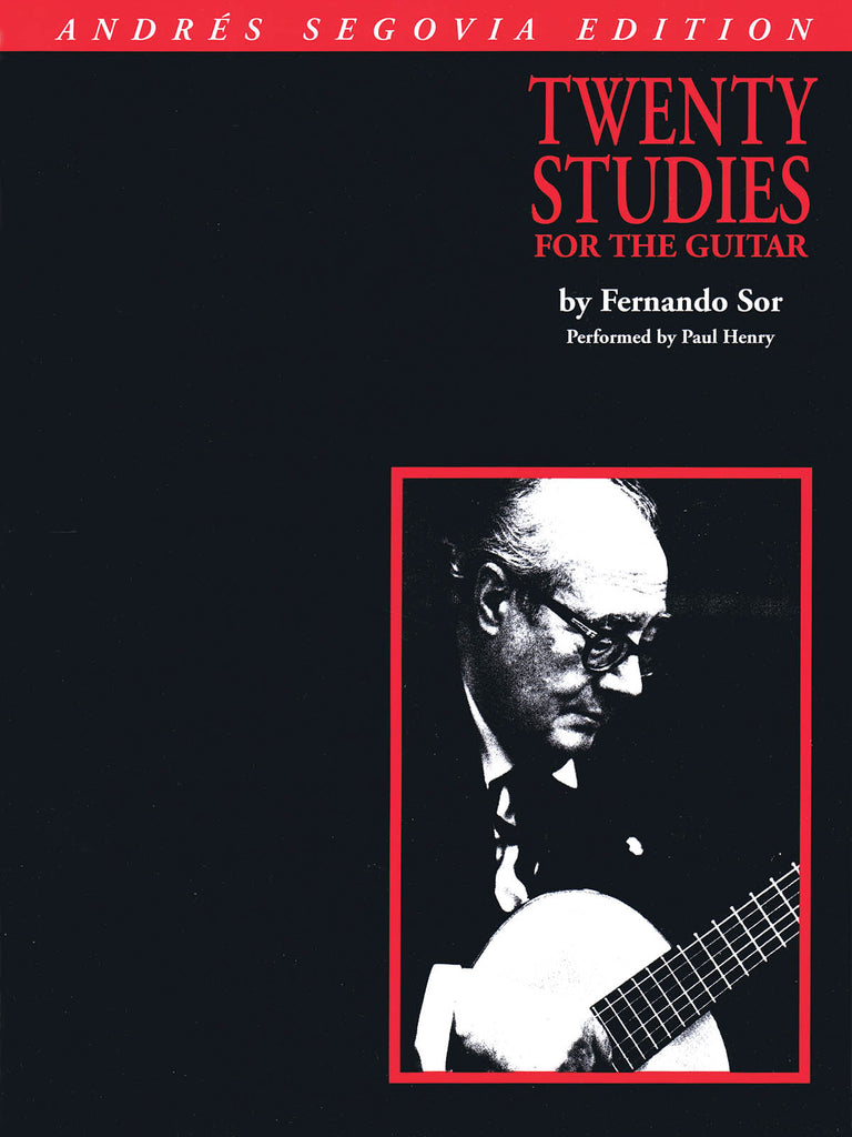 Sor, arr. Segovia - 20 Studies for Guitar - Guitar Method