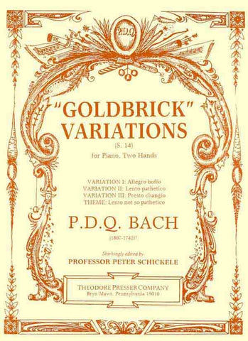 Bach, P.D.Q. – Goldbrick Variations – Piano