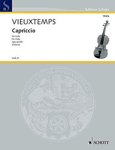 Vieuxtemps, ed. Druner - Capriccio - Viola Solo