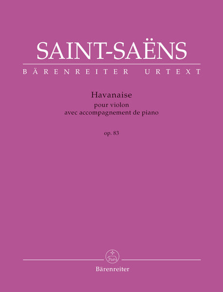 Saint-Saens - Havanaise, Op. 83 - Violin and Piano