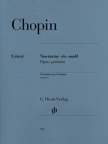 Chopin, ed. Zimmermann – Nocturne in C# Minor, Op. Post. – Piano