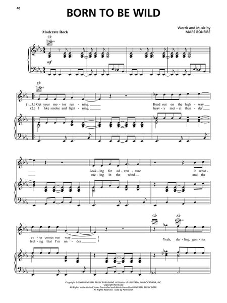 Various – Songs of the 1960s – Piano, Vocal, Guitar