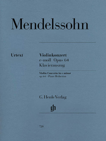 Mendelssohn, ed. Schneideler - Concerto in E Minor, Op. 64 - Violin and Piano