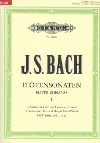Bach, ed. Hampe - Flute Sonatas, Vol. 1: BWV's. 1030-1032 - Flute and Piano