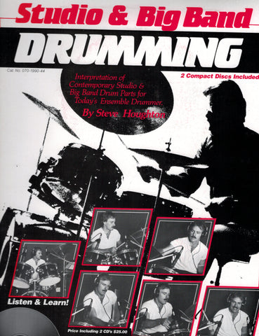Houghton - Studio and Big Band Drumming (w/ 2 CDs) - Drum Method