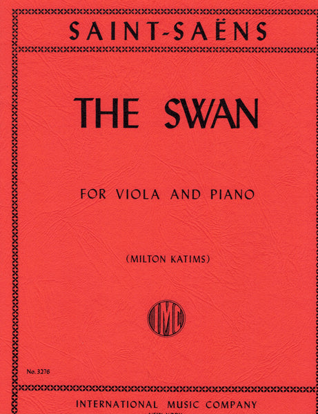 Saint-Saens, tr. Katims - The Swan from "Carnival of the Animals" - Viola and Piano