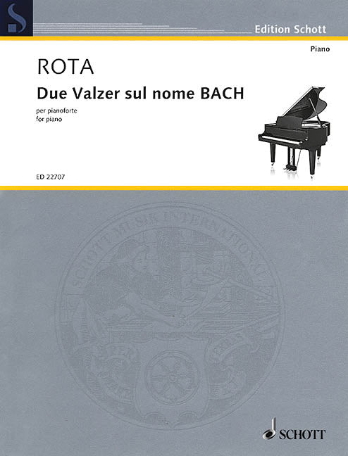 Rota – Due Valzer Sul Nome BACH – Piano