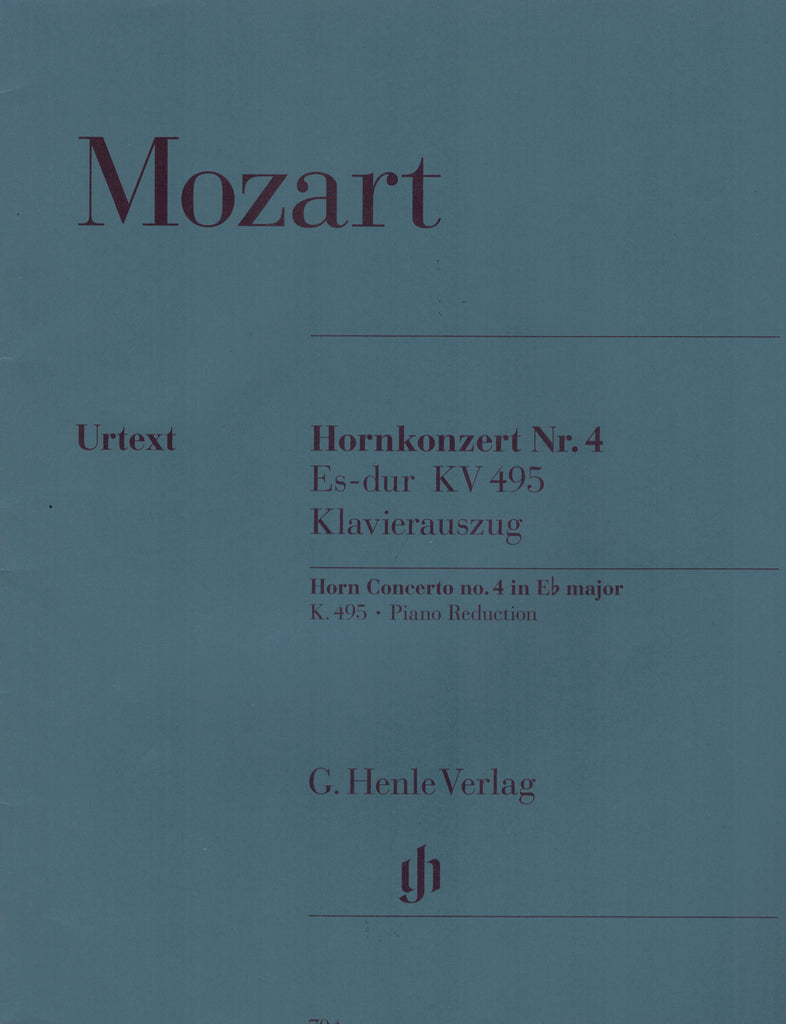 Mozart - Horn Concerto No. 4, KV. 495 - Horn and Piano
