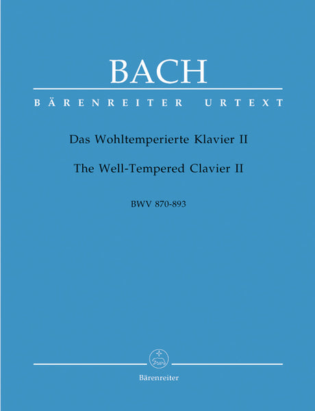 Bach – The Well-Tempered Clavier Vol. 2, BWV 870-893 – Piano