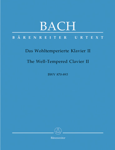 Bach – The Well-Tempered Clavier Vol. 2, BWV 870-893 – Piano