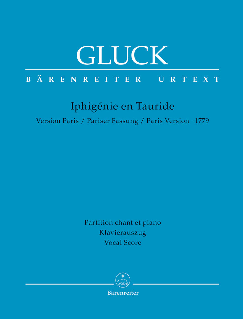 Gluck – Iphigenie en Tauride (Paris Version, 1779) – Vocal Score