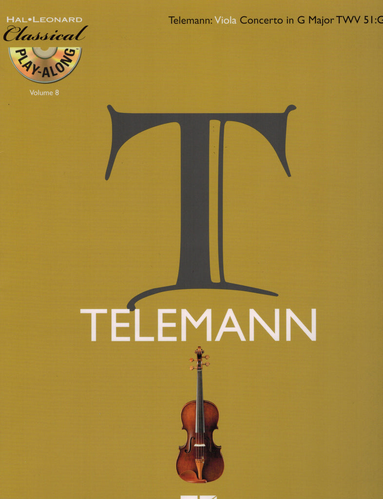 Telemann - Viola Concerto in G Major, TWV. 51:G9 (w/CD) - Viola and Piano