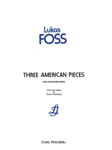 Foss - Three American Pieces - Violin and Piano