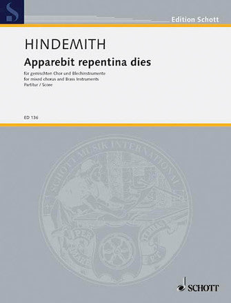 Hindemith - Apparebit repentia dies - Full score