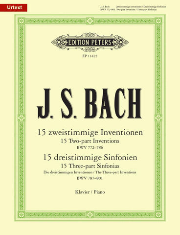 Bach – Complete Inventions and Sinfonias BWV 772-801 – Piano