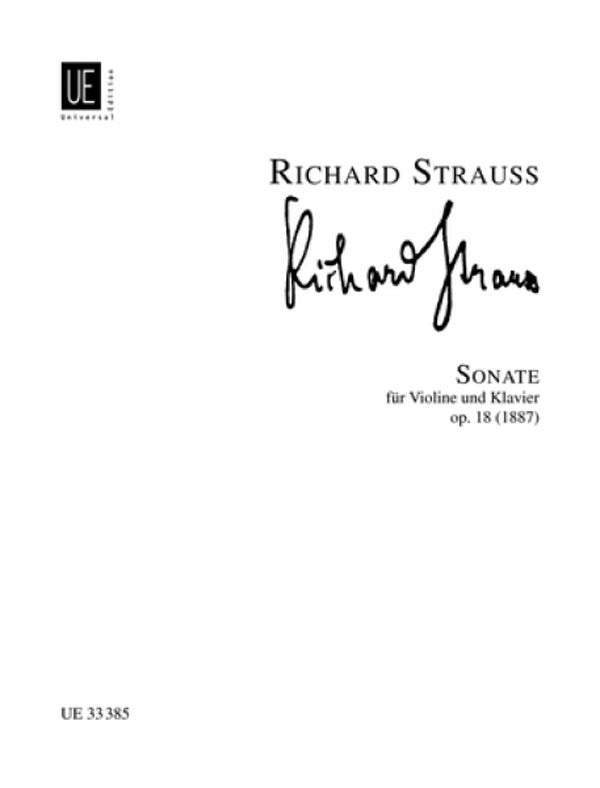 Strauss, R. - Sonata (1887), Op. 18 - Violin and Piano