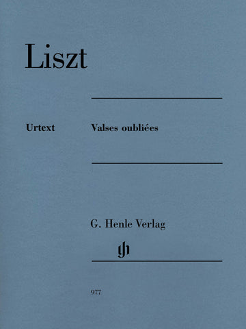 Liszt, ed. Jost – Valses Oubliees – Piano