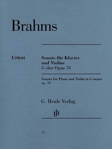 Brahms - Sonata, Op. 78 - Violin and Piano