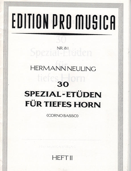 Mueller, ed. Chambers - 34 Studies, Op. 64 - Horn Method