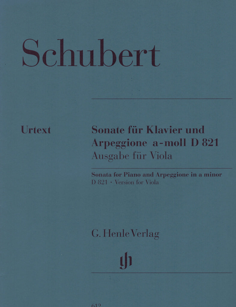 Schubert - Sonata Arpeggione - Viola and Piano