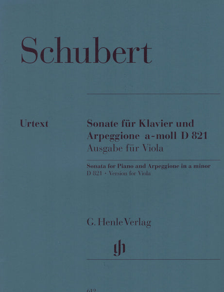 Schubert - Sonata Arpeggione - Viola and Piano