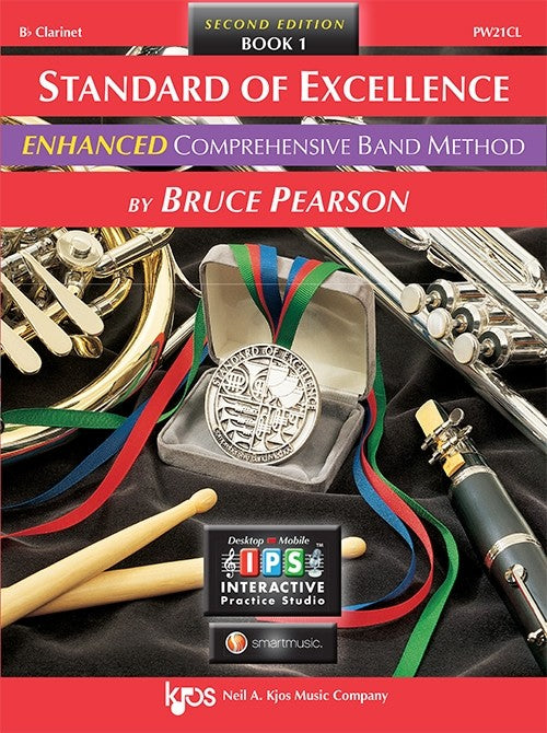 Pearson – Standard Of Excellence: Bb Clarinet, Book 1 (w/CD) – Clarinet Method