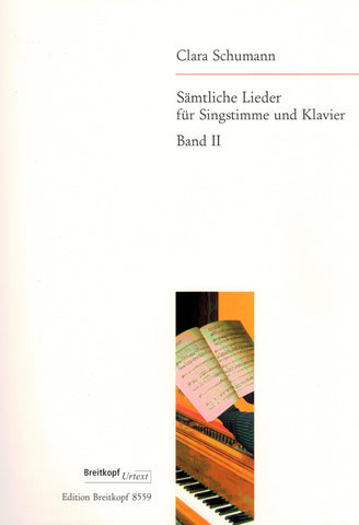 Schumann, C., eds. Draheim and Hoft – Samtliche Lieder, Book II – Voice and Piano