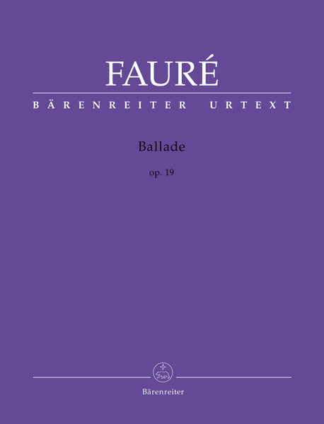 Faure - Ballade for Piano Op. 19 N 56a - Piano