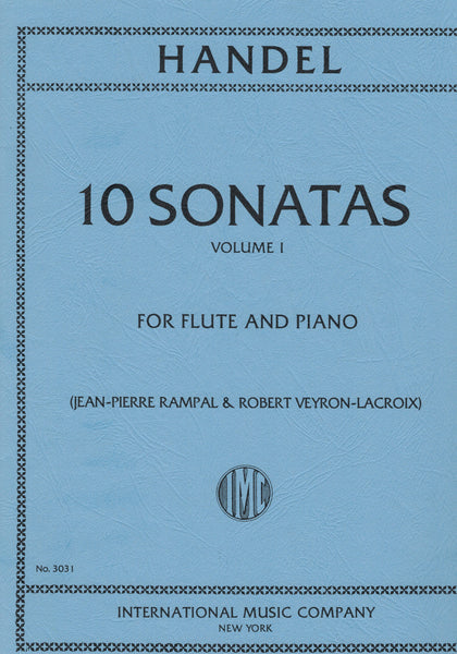 Handel, eds. Rampal and Veyron-LaCroix - 10 Sonatas, Vol. 1 - Flute and Piano