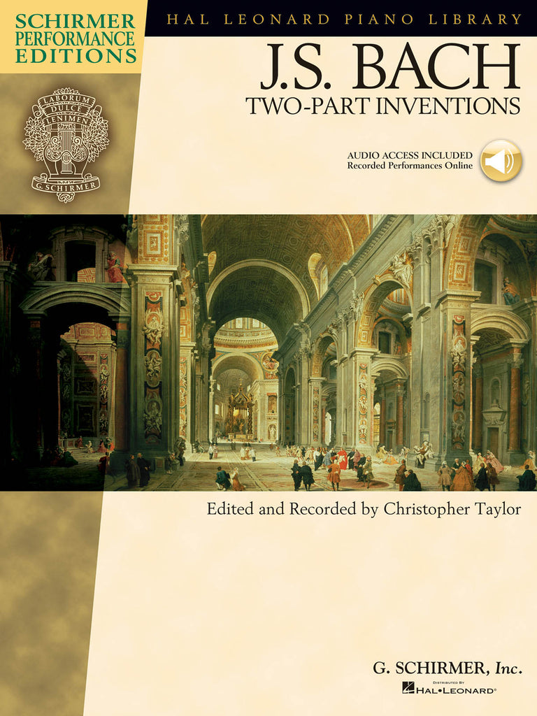 Bach – Two-Part Inventions (w/Audio Access) – Piano