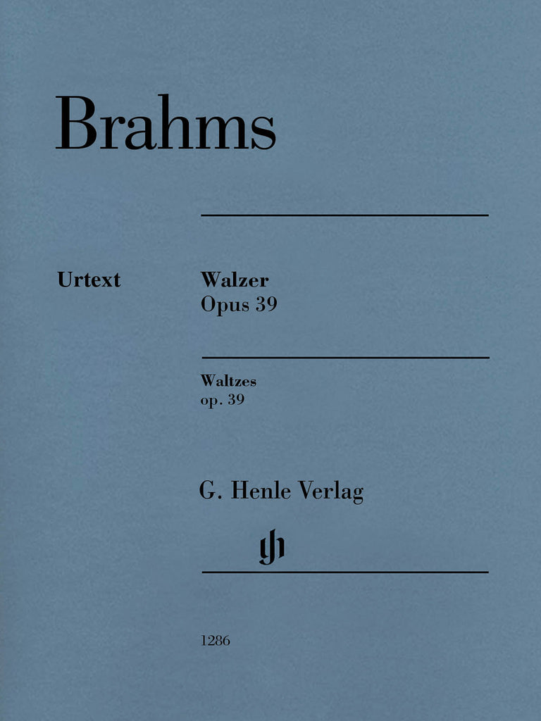 Brahms, ed. Eich – Waltzes, Op. 39 – Piano