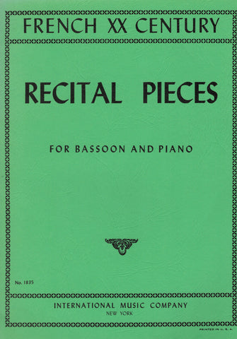 Various – French 20th Century Recital Pieces – Bassoon and Piano