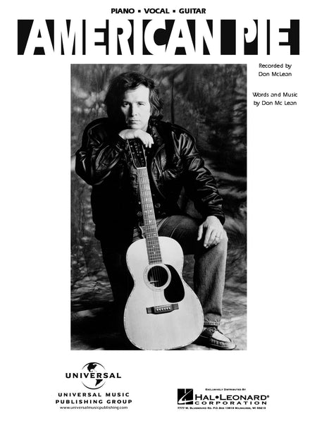 McLean - American Pie - Piano, Vocal, Guitar