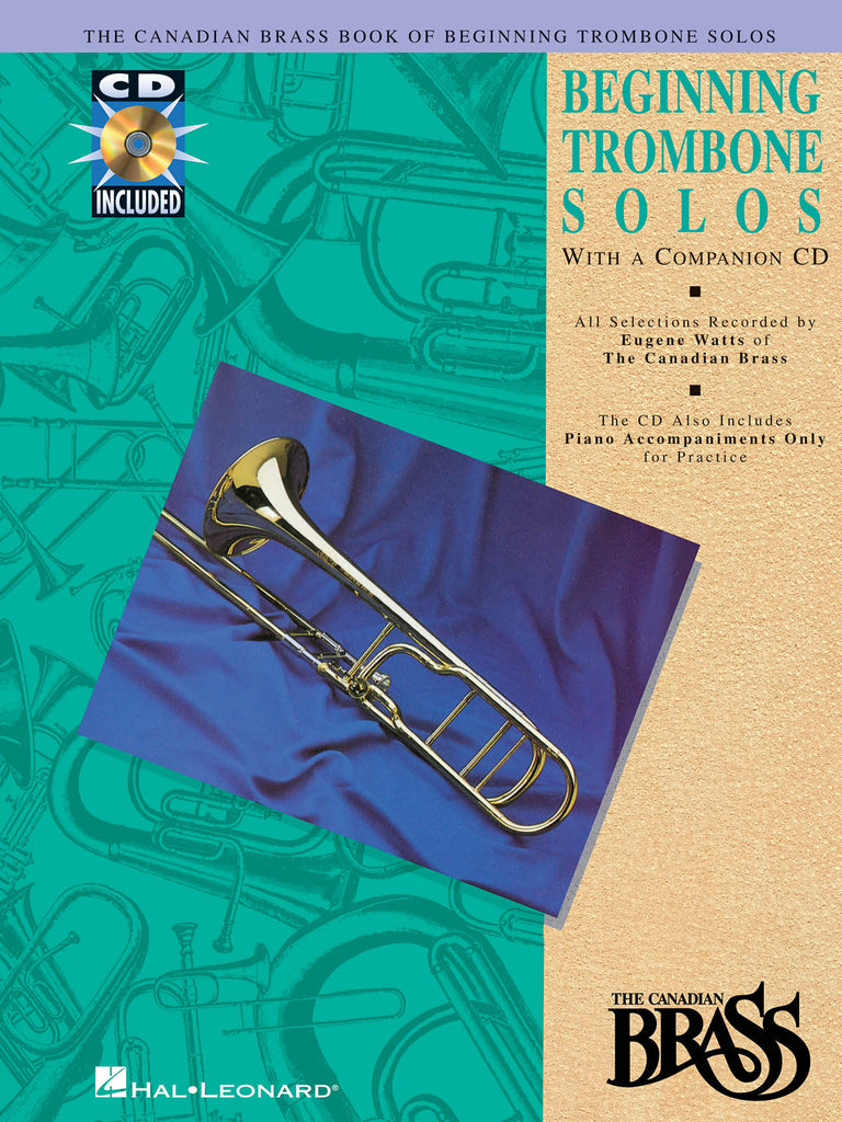 arr. Watts - The Canadian Brass Beginning Trombone Solos (w/CD) - Trombone
