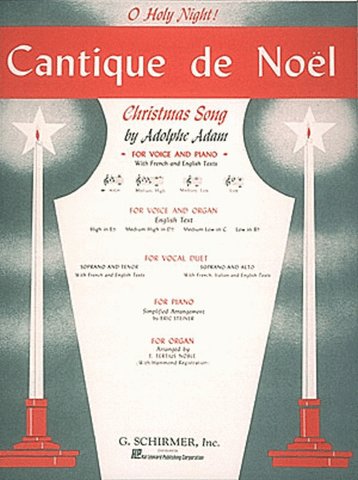 Adam, ed. Deis - Cantique de Noel (Eb Major) - High Voice and Piano