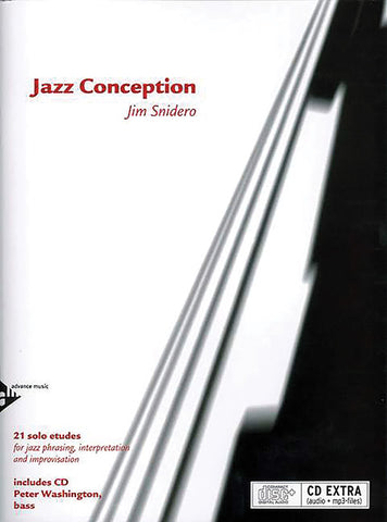Snidero - Jazz Conception: Bass (w/CD) - Bass Method