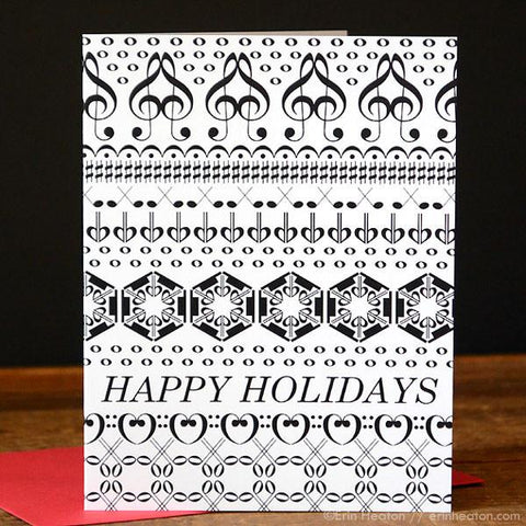 Fair Isle Christmas Card