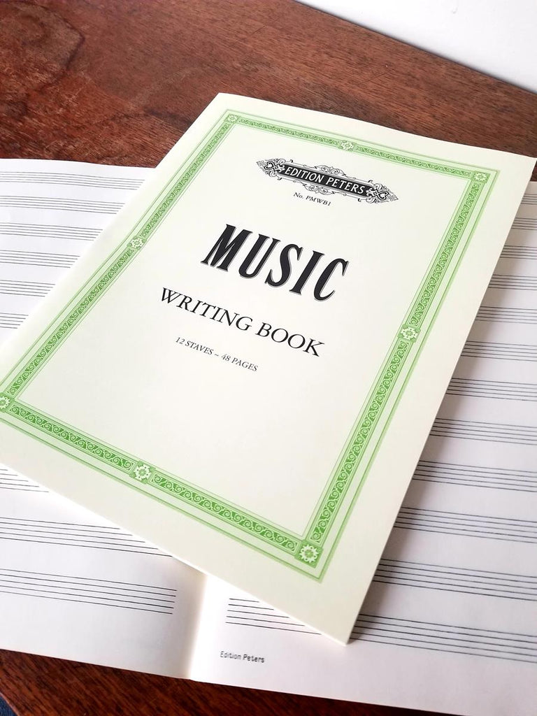 Peters Music Writing Book (12 staves, 48 pages)
