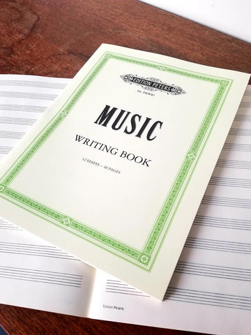 Peters Music Writing Book (12 staves, 48 pages)
